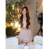 ราคา Sydney Black Top Skirt เสื้อคล้องคอ ข้างหลังผูกโบว์ค่ะ กับ กระโปรงระบายผ้าชีฟอง SN (24598394143)