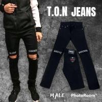 ราคา กางเกงยีนส์ กางเกงยีนส์ขายาว กางเกงยีนส์ผุ้ชาย เดฟดำ กางเกงยีนส์สีดำ ยีนส์สีดำ ขาดเข่า ผ้ายืด ผ้านอกและผ้าธรรมดา มีหลายแบบ Size 28 36 (15814535092)