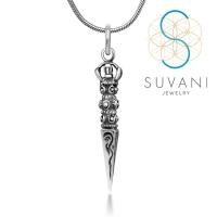 ราคา SUVANI เงินแท้ 92 5 จี้วัชระ อาวุธประจำกายของพระศิวะ จี้พร้อมสร้อยคอ เครื่องประดับเงินแท้ (23187609228)