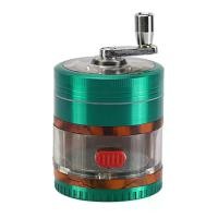 ราคา 4 ชั้น Hand Crank เครื่องบดยาสูบ Crusher ลิ้นชัก 63 มม ยาสูบเครื่องบดสมุนไพร Crusher Mill Hand Muller บดเครื่องมือ (23824941829)