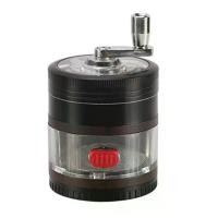 ราคา 4 ชั้น Hand Crank เครื่องบดยาสูบ Crusher ลิ้นชัก 63 มม ยาสูบเครื่องบดสมุนไพร Crusher Mill Hand Muller บดเครื่องมือ (23824941834)