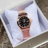 ราคา 3D Watchนาฬิกาข้อมือผู้หญิงแฟชั่น casio สีใหม่ กันน้ำได้สายเลทสีพริ้งโกล หน้าปัดชมพู สวยงาม ขนาด32mm ฟรีถ่านสำรอง (15652170962)