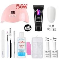 ราคา Nail Garden ชุดต่อเล็บ 13 ชิ้น สีเล็บโพลี่เจล ชุดทำเล็บเจล2023 พร้อม 54w เครื่องอบเล็บ เจลต่อเล็บเจล เบสทอปเล็บเจล ท็อปเจล ชุดทำเล็บเอง (20971909357)