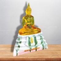 ราคา พระบูชาหลวงพ่อโสธร พระพุทธรูปตั้งบูชาขนาดหน้าตัก3นิ้ว ฐานหินอ่อนลายหยกสีมงคลประจำวันเกิด ภายในบรรจุพระแก้วมรกต ผ่านพิธีปลุกเสกแล้ว (16304083004)