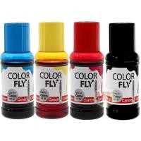 ราคา หมึกเติม Canon ขนาด 100 ml ColorFly ชุด 4 สี ดำ แดง เหลือง น้ำเงิน (8104527)