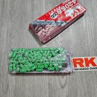ราคา โซ่ RK สีเขียว 420 120ข้อ ใส่เวฟได้ทุกรุ่น (22271674758)