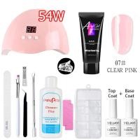 ราคา Nail Garden ชุดต่อเล็บ 13 ชิ้น สีเล็บโพลี่เจล ชุดทำเล็บเจล2023 พร้อม 54w เครื่องอบเล็บ เจลต่อเล็บเจล เบสทอปเล็บเจล ท็อปเจล ชุดทำเล็บเอง (20971909354)
