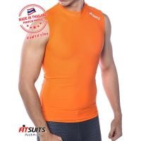 ราคา เสื้อรัดกล้ามเนื้อแขนกุด ชาย FITSUITS ORIGINAL FM S003 13 สีส้ม เสื้อรัดกล้ามเนื้อ ชุดกีฬา วิ่ง โยคะ ฟิตเนส (103133069)