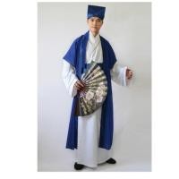 ราคา ชุดจีนโบราณ ฮั่นฝู ชุดบัณฑิต มีหมวก ชาย พร้อมส่งจากไทย (23300007061)