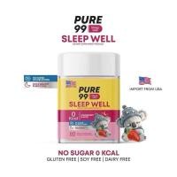 ราคา พร้อมส่ง Pure99 Sleep Well กัมมี่ช่วยการนอนหลับ เพรียว99 (23797800630)