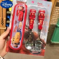 ราคา พร้อมส่งในไทย ช้อนส้อมเด็ก ช้อนส้อมพร้อมกล่อง ลายการ์ตูน Disney Mickey Minnie Mouse Frozen Cars ช้อน ส้อม (24269103689)
