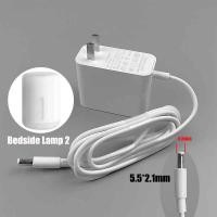 ราคา Original Power Cord for Xiaomi Mijia Eye Protection LED Desk Lamp Bedside Lamp 1 2nd Generation 1S 2S PRO Charger (21167701699)