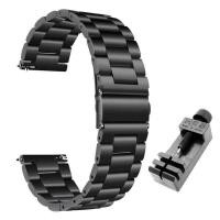 ราคา สายนาฬิกาสแตนเลส22 20มม สำหรับ Samsung Galaxy Watch 3 41มม 45มม Active Active 2 40มม 44มม Gear S3 S2 Classic Sport Watch Band เปลี่ยนสายนาฬิกาได้ง่าย (720288246)