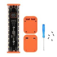 ราคา Diymore Mecha โปร่งใส8เซลล์18650ของตกแต่งงานปาร์ตี้กล่องแบตเตอรี่เคลื่อนที่ชาร์จแบบเร็วชุดพลังงานไม่มี Case แบตเตอรี่แบบชาร์จไฟได้ในการบัดกรี (23874580137)