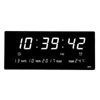 ราคา PL นาฬิกาดิจิตอล JH3615 36x15x3cm นาฬิกา ตั้งบนโต๊ะ LED DIGITAL CLOCK นาฬิกาแขวน มี4สี (15246470122)
