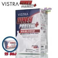 ราคา Vistra Whey Protein Plus วิสทร้าเวย์ โปรตีน พลัส 15 ซอง 1 กล่อง (735138543)