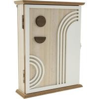 ราคา กล่องกุญแจไม้ตกแต่งที่ใส่กุญแจติดผนังชั้นวางกุญแจไม้ 6 ตะขอตู้กุญแจที่แขวนกุญแจที่เก็บกุญแจสําหรับทางเข้าบ้าน (23674255320)