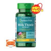 ราคา Puritans Pride Milk Thistle Standardized 250 mg Silymarin 100 Capsules (7376998214)