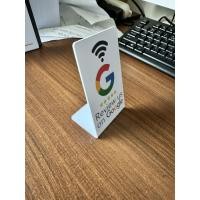ราคา NFC 215 Programmable Google Review Acrylic Stickers Card NFC Station Table 13 56Mhz Waterproof NFC Stand Google Review Card (24553812629)