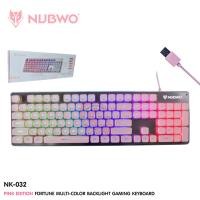 ราคา Nubwo NK32 คีย์บอร์ดไฟสีรุ้ง 7 Color Rainbow Muti Color Backlight (22583802416)