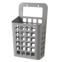 ราคา ETC ตะกร้าผ้า ตะกร้าใส่ผ้า ตะกร้าพลาสติก ตะกร้าทรงสี่เหลี่ยม ตะกร้าผ้าทรงสูง ติดผนัง สีเทา (533568789)