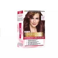 ราคา เบอร์ 4 2 สีผมน้ำตาลประกายม่วง 1กล่อง L oreal Paris ลอรีอัล ปารีส เอกซ์เซลเล้นซ์ ครีม แอดวานซ์ ทริปเปิล แคร์ ครีม คัลเลอร์ เบอร์ 4 2 สีผมน้ำตาลประกายม่วง ครีมย้อมผม ผลิตภัณฑ์เปลี่ยนสีผม (12473761527)