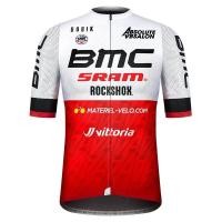 ราคา จักรยานเสือภูเขา BMC ระบายอากาศ Sram Rockshox เสื้อปั่นจักรยานแขนสั้นเสื้อสำหรับผู้ชาย (11463242045)