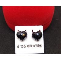 ราคา ต่างหูนิล ต่างหูเงินแท้ 925 ชุบทองคำขาวแท้ นิลแท้กาญจนบุรี (7674574777)