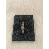 ราคา กระเป๋าสตางค์หนังนกกระจอกเทศตกแต่งหนังปลากระเบน (23875805446)