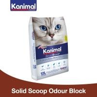 ราคา Kanimal Solid Scoop Odour Block Cat Litter ทรายแมวภูเขาไฟ สูตรกำจัดแอมโมเนีย บรรจุ 10 กิโลกรัม 12ลิตร (22906649498)