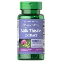 ราคา Puritans pride Milk Thistle 1000 mg 4 1 Extract Silymarin จำนวน 90 เม็ด Softgels (7159092139)