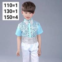 ราคา ชุดเต้นเด็กพร้อมส่ง ชุดแดนซ์เซอร์ ชุดแดนซ์เด็กชาย (20120757972)