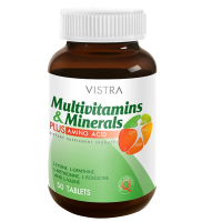 ราคา พร้อมจัดส่ง Vistra วิสทร้า multivitamin minerals plus Amino Acidมี2ขนาด 30เม็ด50เม็ด (11011004509)