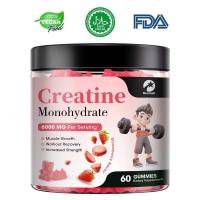 ราคา Kexinsh Creatine Monohydrate Gummies 6000 มก ของ Creatine Monohydrate ต่อเสิร์ฟ Creatine เม็ดเคี้ยวน้ําตาลสําหรับกล้ามเนื้อ ตัวสร้างกล้ามเนื้อ เพิ่มพลังงาน (23682956530)