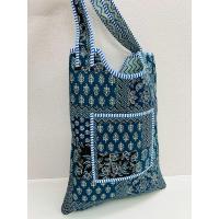 ราคา พร้อมส่ง กระเป๋าผ้าอินเดีย Reversible Quilted Indian Tote Bag (23809455503)