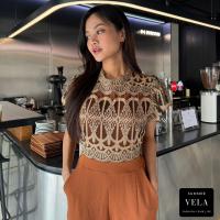 ราคา VELA JL71 จั้มสูทขายาว ลูกไม้ ชุดออกงาน เสื้อผ้าสาวอวบ แฟชั่น (21001331295)