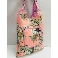 ราคา พร้อมส่ง กระเป๋าผ้าอินเดีย Reversible Quilted Indian Tote Bag (23809455507)