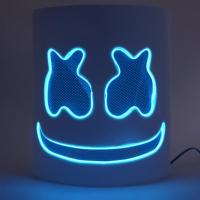 ราคา วันฮาโลวีน LED หน้ากากมาร์ชเมลโลว์พยางค์ไฟฟ้าเรืองแสง DJ marshmello หมวก อุปกรณ์งานปาร์ตี้แต่งหน้า (22736416050)