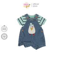 ราคา TinyBee เอี๊ยมกางเกง ชุดหมี เอี๊ยมยีนส์ขาสั้นเด็กผู้ชาย เสื้อผ้าฝ้าย Cotton 100 Baby Overalls ลายโจรสลัด อายุ 3 24 เดือน (24079247677)