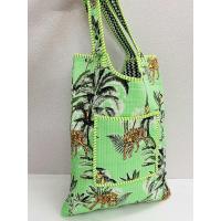 ราคา พร้อมส่ง กระเป๋าผ้าอินเดีย Reversible Quilted Indian Tote Bag (23809455501)