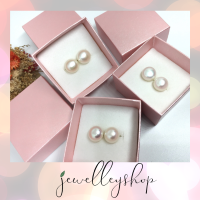 ราคา ต่างหูมุกแท้ธรรมชาติ ปักก้านเงิน มุกสีขาวทรงซาลาเปาขนาด 6 10 มิล (12126438992)