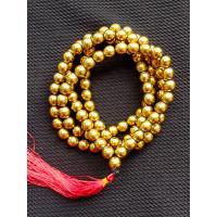 ราคา สร้อยประคำแร่ดูดทรัพย์สีทองท้องปลาไหลขนาด10มิล108เม็ด (15865436623)