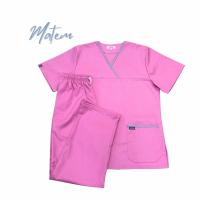 ราคา ชุดสครับคอวีป้าย ปักชื่อหน้าอกให้ฟรี ชุดบุคลากรทางการแพทย์ ชุดหมอ ชุดพยาบาล ชุดผู้ช่วยพยาบาล Size XS 3XL (20513138246)