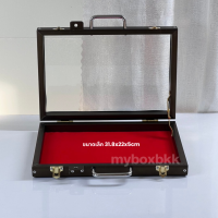 ราคา กล่องอลูมิเนียมฝากระจก ตู้ใส่พระเครื่อง งานประกวด ขายพระยอดนิยม ขนาดมี เล็ก กลาง ใหญ่ (23703213154)