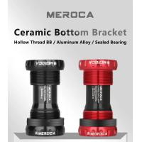 ราคา MEROCA กระโหลกเซรามิค กระโหลกกลวง Bike bottom bracket MTB Road Ceramic Bearing BSA (20376236370)