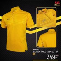 ราคา Warrix เสื้อโปโลวาริกซ์แขนสั้น พิมพ์ลาย วอริกซ์ WA 3318N 3318 LAVIDA สีใหม่ ทองเขียวคราม ใส่สบาย ไม่ต้องรีด (19798568551)