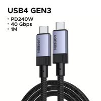 ราคา UGREEN 4K60Hz 10Gbps 240W USB C to Type C 3 1 Gen 2 Thunderbolt 3 Cable for iPad Pro 2024 MacBook Pro 2024 MacBook Air Nintendo Switch Fast USB C Cable for Samsung S20 S9 Note 9 Quick Charge 4 0 Cord 