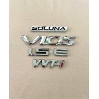ราคา โลโก้ SOLUNA VIOS 1 5 E VVT i สีเงิน ราคาต่อชิ้น ติดToyota (21497834305)