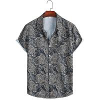 ราคา เสื้อลายดอกสงกรานต์ เสื้อเชิ้ตลายดอกไม้แขนสั้นผู้ชายชายหาดฮาวายเสื้อเชิ้ตพิมพ์ลาย เสื้อฮาวาย (18570318571)