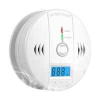 ราคา Carbon Monoxide Detector CO Detector Battery Powered Alarm Sensitive CO Sensor LCD Display Audible Warning (24467440285)